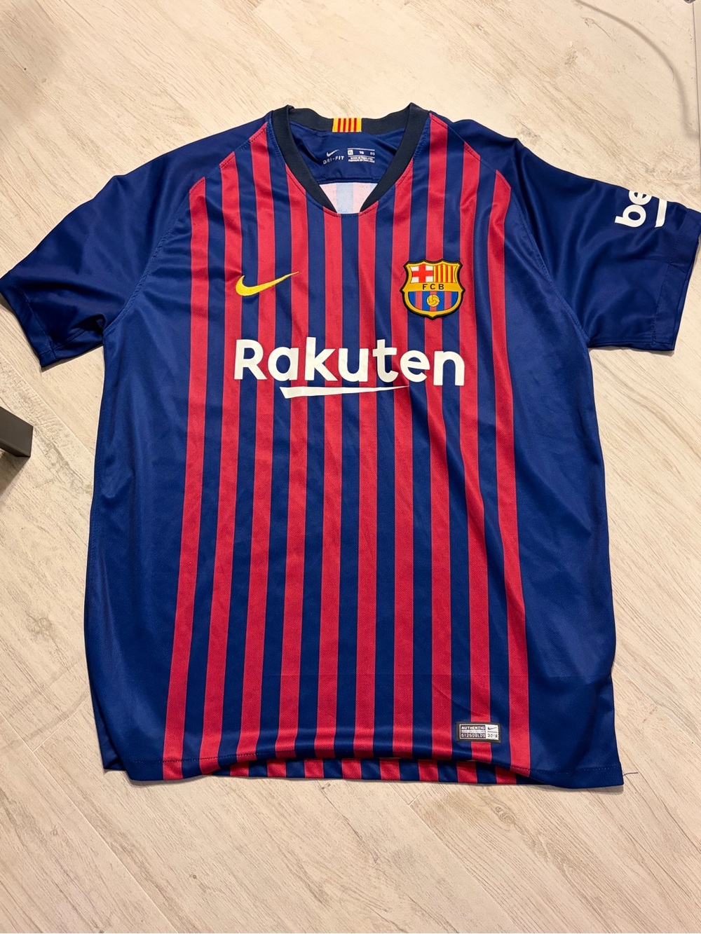 Messi Barcelona soccer jersey